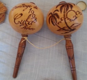 Maracas cubanas. Perfecto estado general. Preciosas.