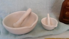 Almireces cerámicos. Morteros. Años 70. Marca jipo. Preciosa colección. Perfectos.
