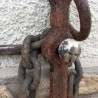 Ancla gigante. Centenaria. Cadena incluida. Impresionante. Antique anchor