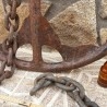 Ancla gigante. Centenaria. Cadena incluida. Impresionante. Antique anchor