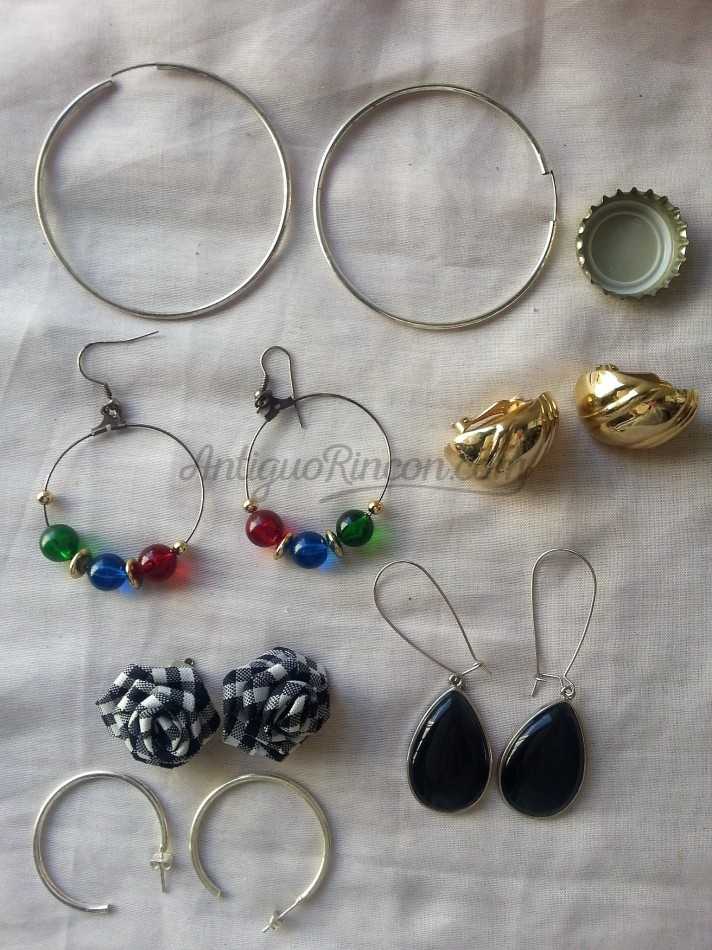 Pendientes vintage. Colección de 6 pares. preciosos