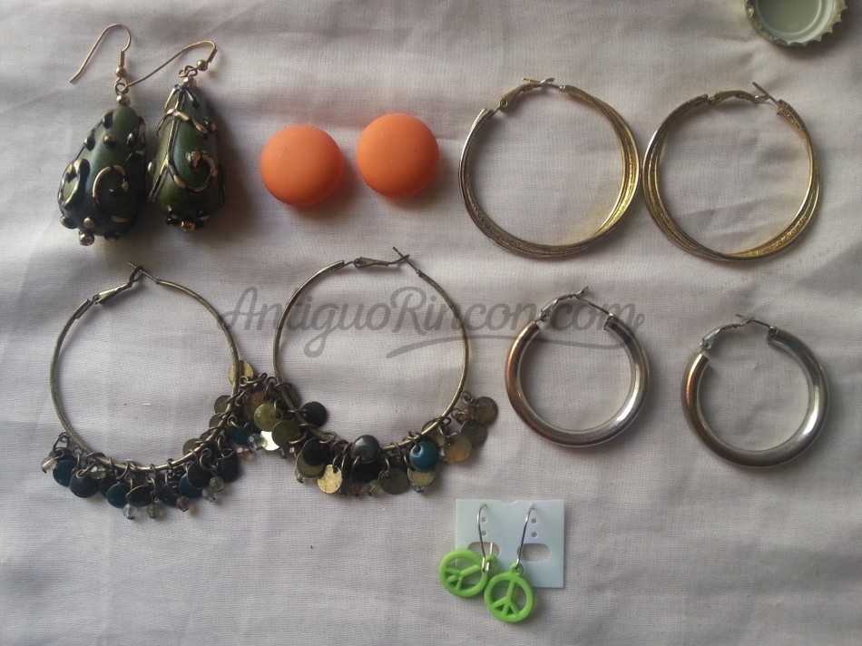 Bisuteria. Pendientes. Lote de 6 Pares. Muy Bonitos