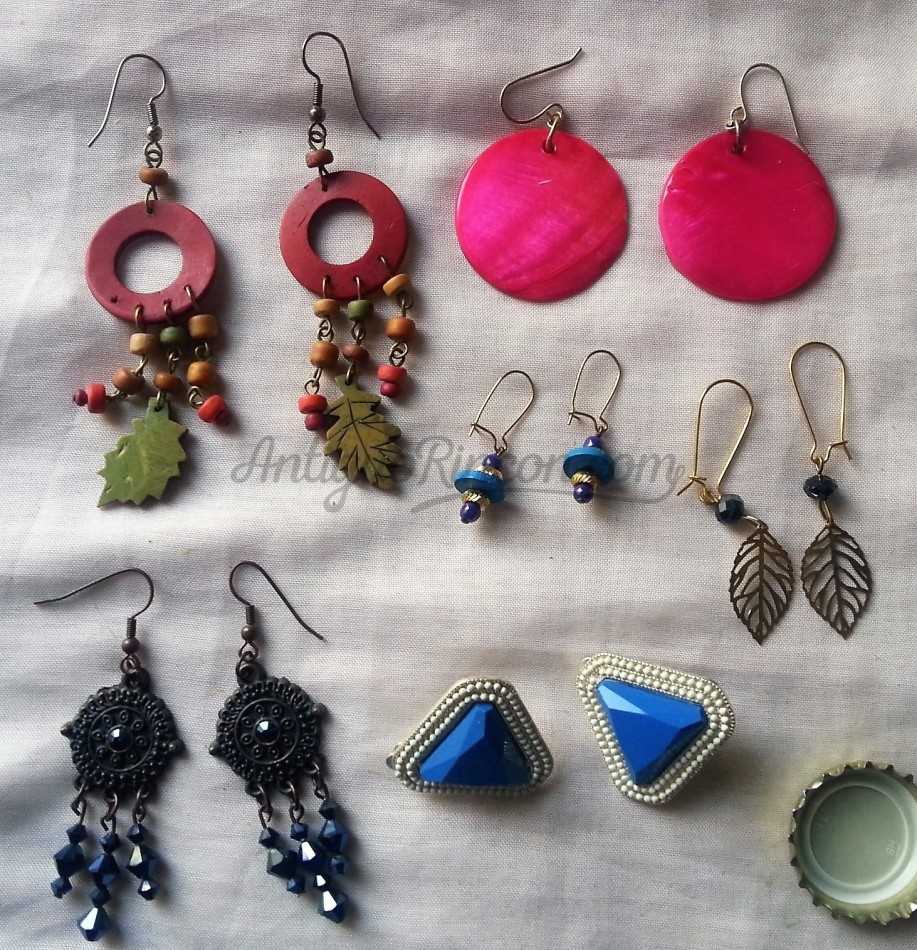 Bisuteria. 12 pares Pendientes. Preciosos Bisuteria. 12 pares Pendientes. Preciosos