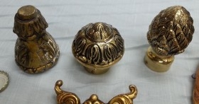 Adornos en bronce para reutilizar. Varias piezas.