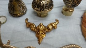 Adornos en bronce para reutilizar. Varias piezas.