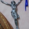 Cristo en bronce blanco. Años 70.