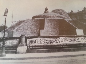 Lámina del Madrid viejo. LA CIBELES EN SU BUNKER. Atrezzo en alquiler.