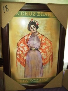 Lámina del mundo de la cerveza (Cervecerías Cruz Blanca)