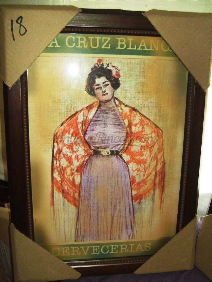 Lámina del mundo de la cerveza (Cervecerías Cruz Blanca)