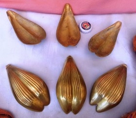 Cuencos. Bronce. Antiguo conjunto.