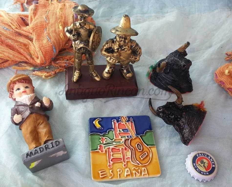 Lote recuerdos de España  (5 piezas) objetos nuevos