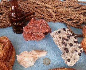 Colección de piedras y minerales (3 piezas)