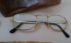 Gafas vintage. LIgeramente graduadas. Años 70. Con estuche original.