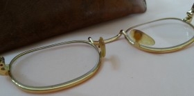 Gafas vintage. LIgeramente graduadas. Años 70. Con estuche original.