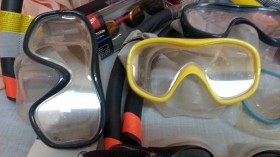 Gafas de buceo. Cantidad y variedad para comprar o alquilar.