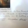 Antiguo grabado (Carlos Goncalves) firmado. Enmarcado y acristalado