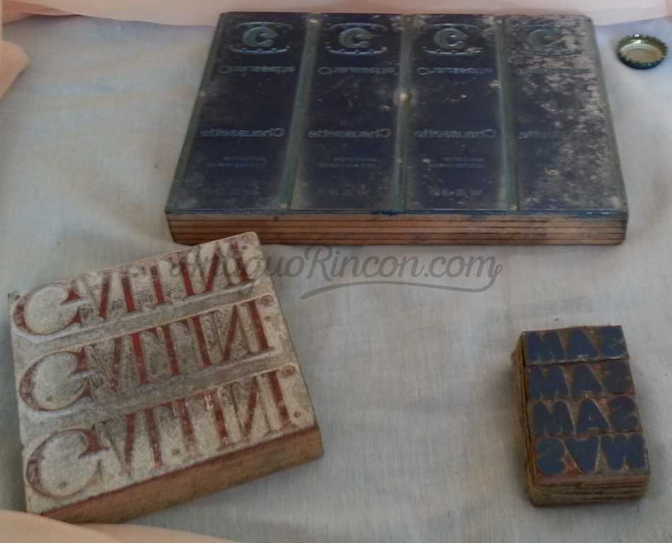 Planchas de imprenta antiguas. Conjunto de 3 unidades. Planchas de imprenta antiguas. Conjunto de 3 unidades.