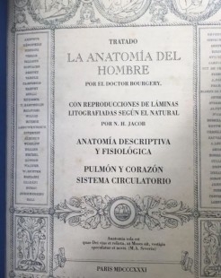 FACSÍMIL TRATADO LA ANATOMÍA DEL HOMBRE TRES TOMOS (Doctor Bourgery / N.H. Jacob)