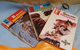 Novelas del Oeste. ESTEFANIA. 3 NOVELAS de Marcial Lafuente.