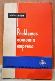 Libro Problemas de Economía de la empresa. Año 1967