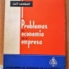 Libro Problemas de Economía de la empresa. Año 1967