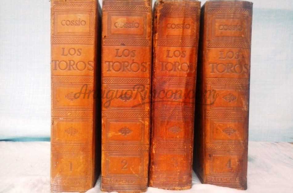 Libros LOS TOROS. COSSIO. Colección completa. Tratado técnico e histórico.