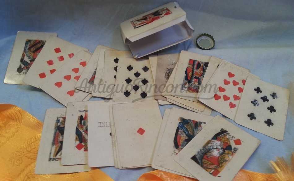 Baraja de cartas para juego PIQUET. Réplica de los años 70.