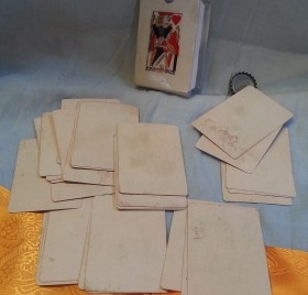 Baraja de cartas para juego PIQUET. Réplica de los años 70.