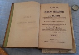 Lámina instrumental médico finales de 1800. Cartoncillo fuerte. Gran tamaño.