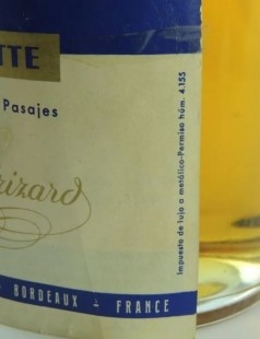 ANISETTE MARIE BRIZARD. Botella precintado años 70