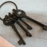 Llaves. Manojo de llaves. Estilo Medieval.