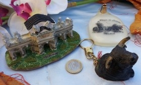 Lote recuerdos de Madrid (3 piezas) objetos nuevos