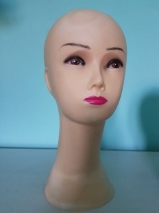 Cabeza maniquí vintage. Años 60. Peluquerías. Vintage handle