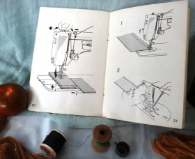 Antiguas máq. a manubrio o pedal