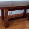 Mesa. Gran mesa en madera para salón. Rústica y fuerte.