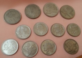 Monedas. Pesetas ESPAÑA 82 MUNDIAL. 12 Piezas.