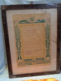 Mención. Diploma de Escuela Salesiana. Año 1949.