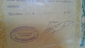 Mención. Diploma de Escuela Salesiana. Año 1949.