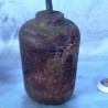 Pesa antigua de gran reloj antiguo. 2,3 kg.