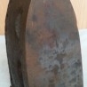 Plancha antigua de brasas en hierro. Asidera en madera.