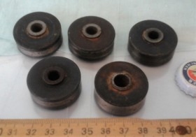 Conjunto de 5 rodamientos, cojinetes. Funcionando bien