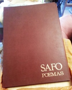 Safo poemas + 10 aguafuertes alberto duce