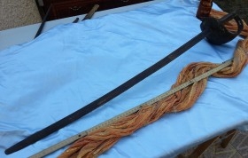 Sable antiguo. Origen portugués. Preciosa pieza antigua de colección. Old sword.