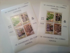 8 sellos nuevos del 50 aniversario correo espanyol