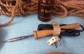 Soldador de precisión. Vieja herramienta a 125 v.