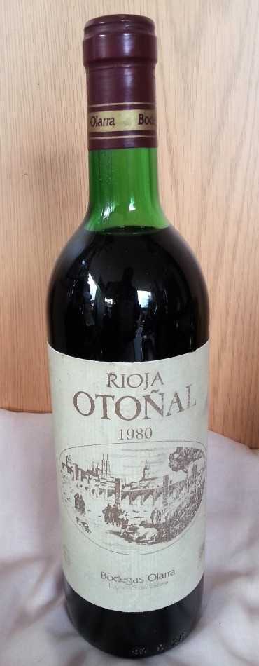 Vino viejo. RIOJA OTOÑAL DE 1.980