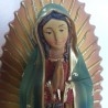 Virgen María. En resina policromada. Muy buen estado. 21 cm de alto.