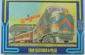 TREN JYESA ELECTRICO A PILAS EN SU CAJA RENFE ESCALA H0.