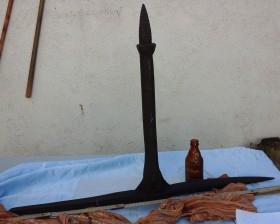 Antiguo yunque, bigornia. Maestro hojalatero. 9,3 kg. Preciosa herramienta.