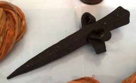 Antiguo yunque  para afilar la guadaña.